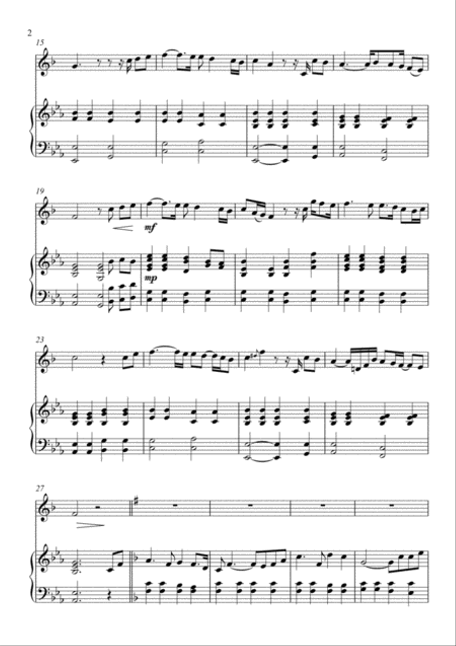 You Raise Me Up Trumpet Solo scores gallery preview page 2