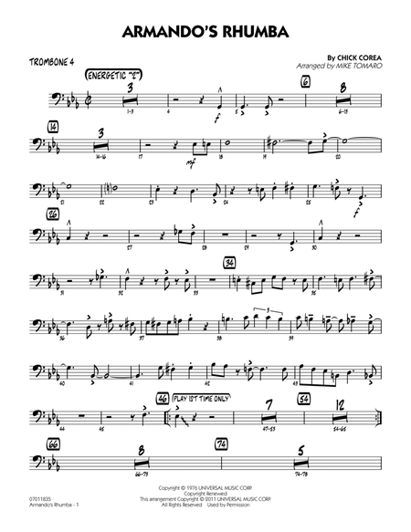 Armando's Rhumba - Trombone 4