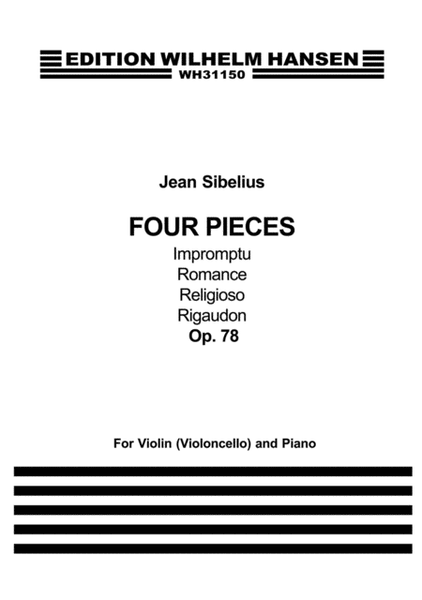 Four Pieces Op. 78 for Violin/Cello & Piano