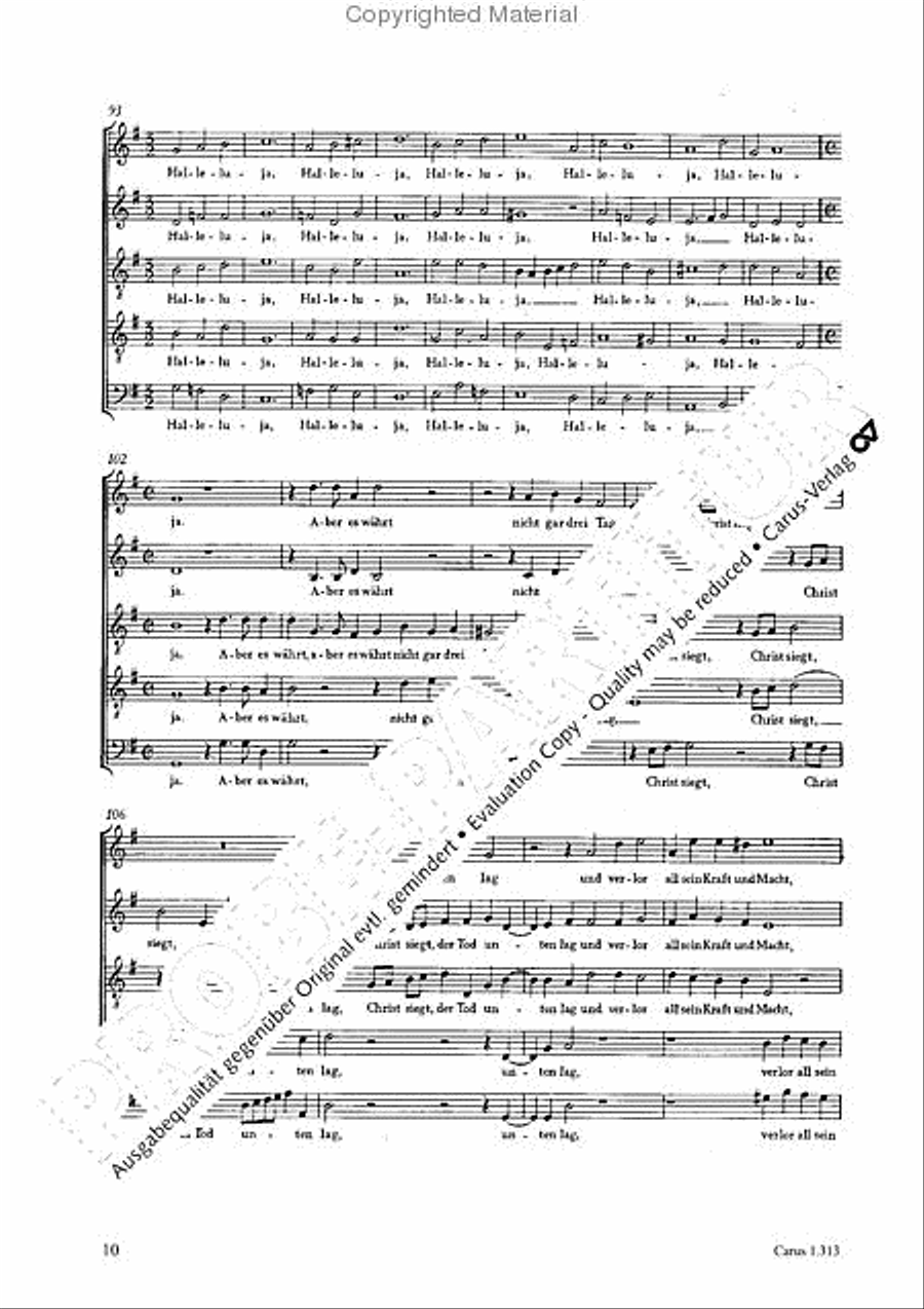 Christo, dem Osterlammlein SATTB scores gallery preview page 11