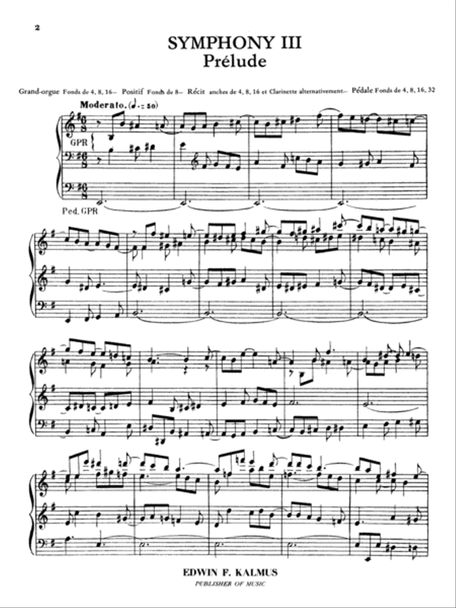 Symphony No. 3 in E Minor, Op. 13 Small Ensemble scores gallery preview page 3