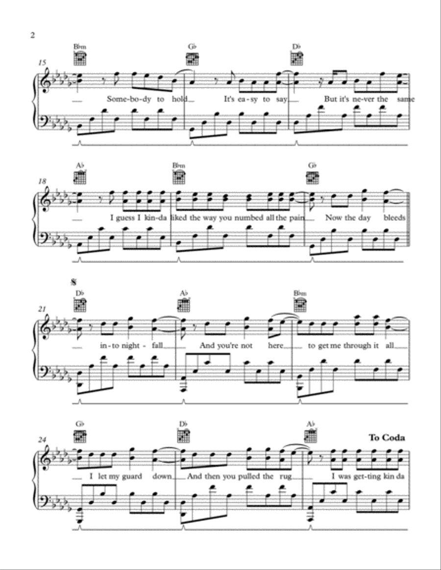 Someone You Loved Someone You Loved Voice scores gallery preview page 2