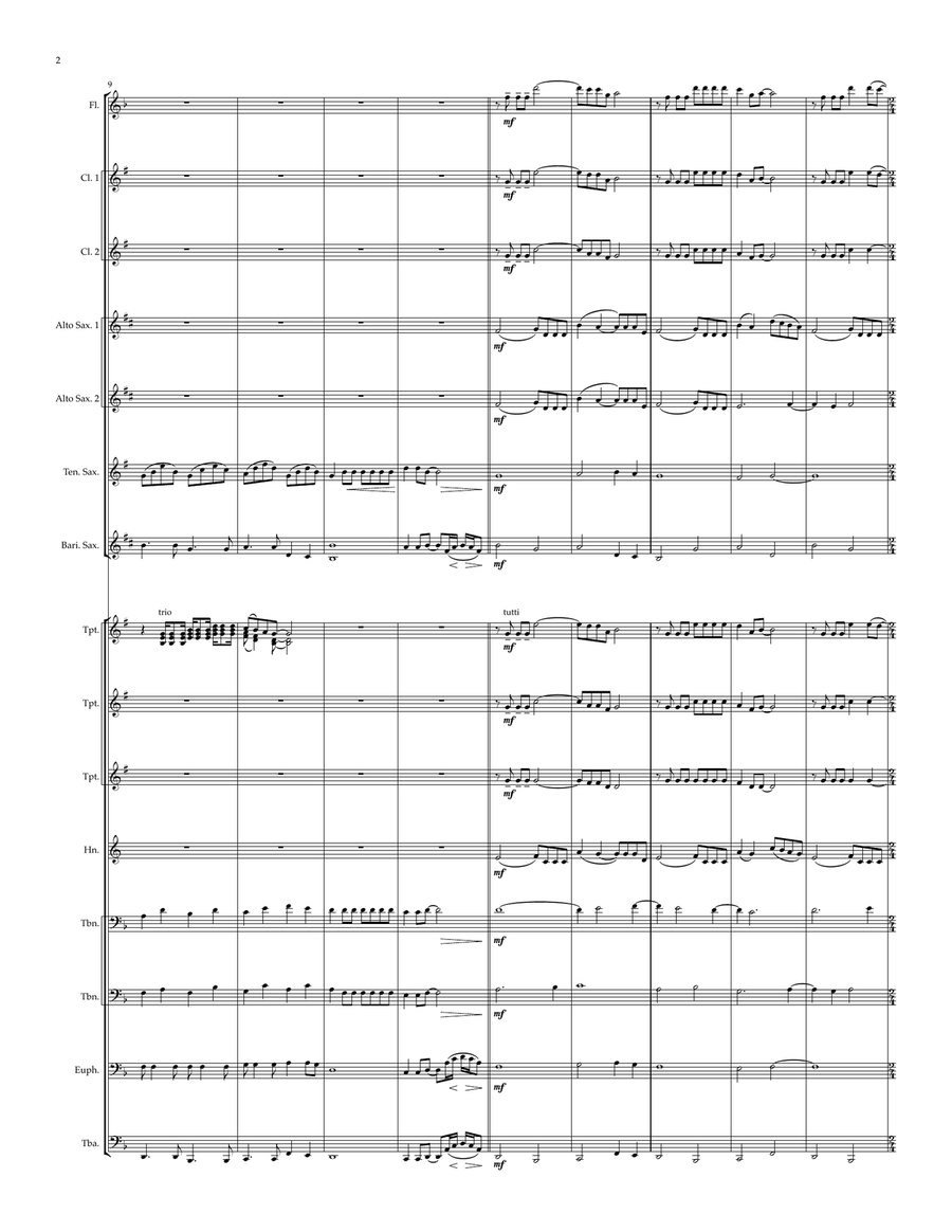 Heart Of Gold Heart Of Gold Marching Band scores gallery preview page 2