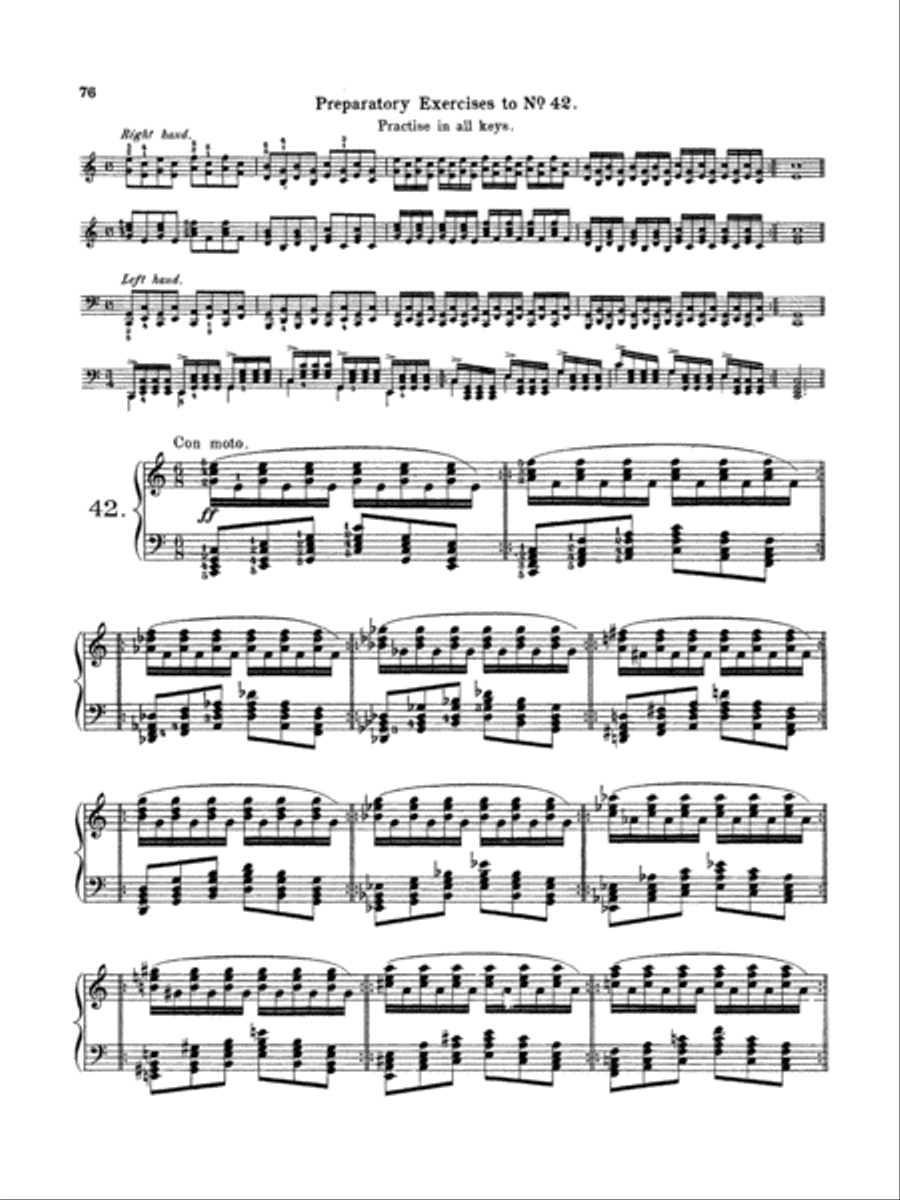 Pischna: Sixty Progressive Studies Piano Method scores gallery preview page 1