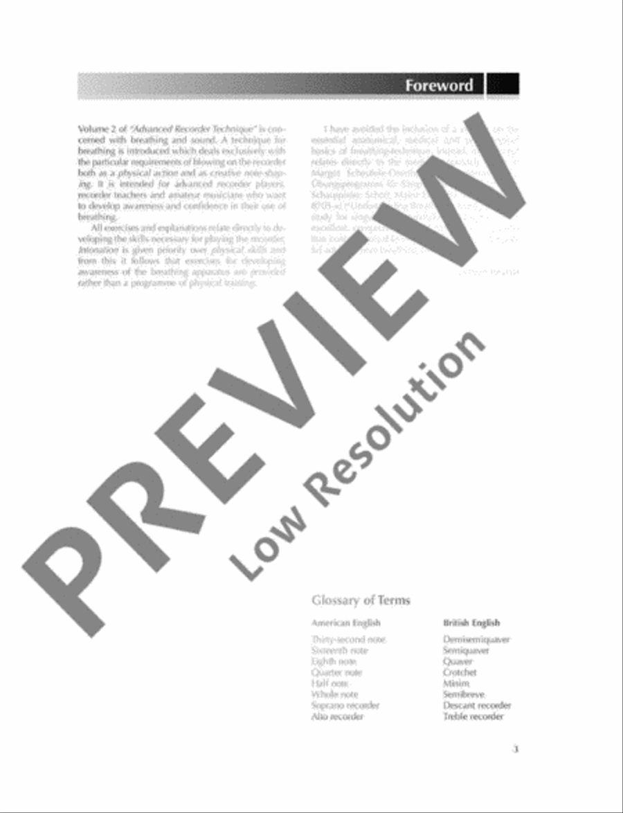 Advanced Recorder Technique Soprano Recorder scores gallery preview page 4