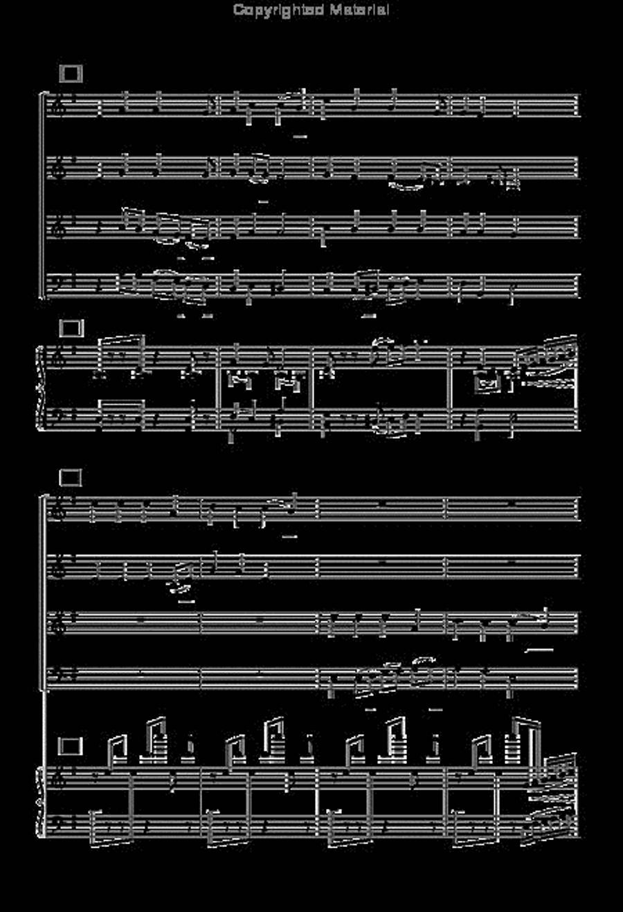 Hark! The Herald Angels Sing - SATB Octavo 4-Part scores gallery preview page 4