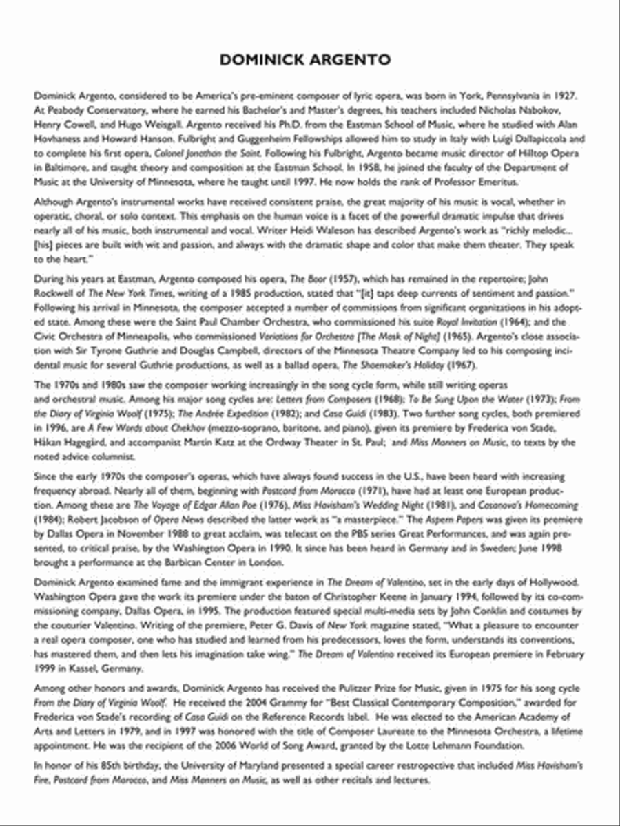 Six Elizabethan Songs – High Voice – New Edition – With Online Accompaniments High Voice scores gallery preview page 4