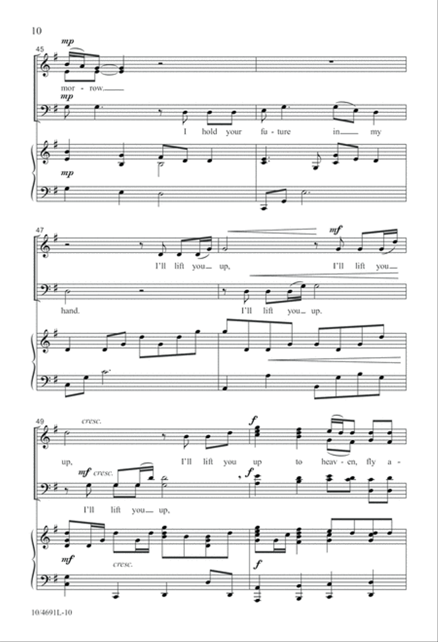 Fly Away Home 4-Part scores gallery preview page 10