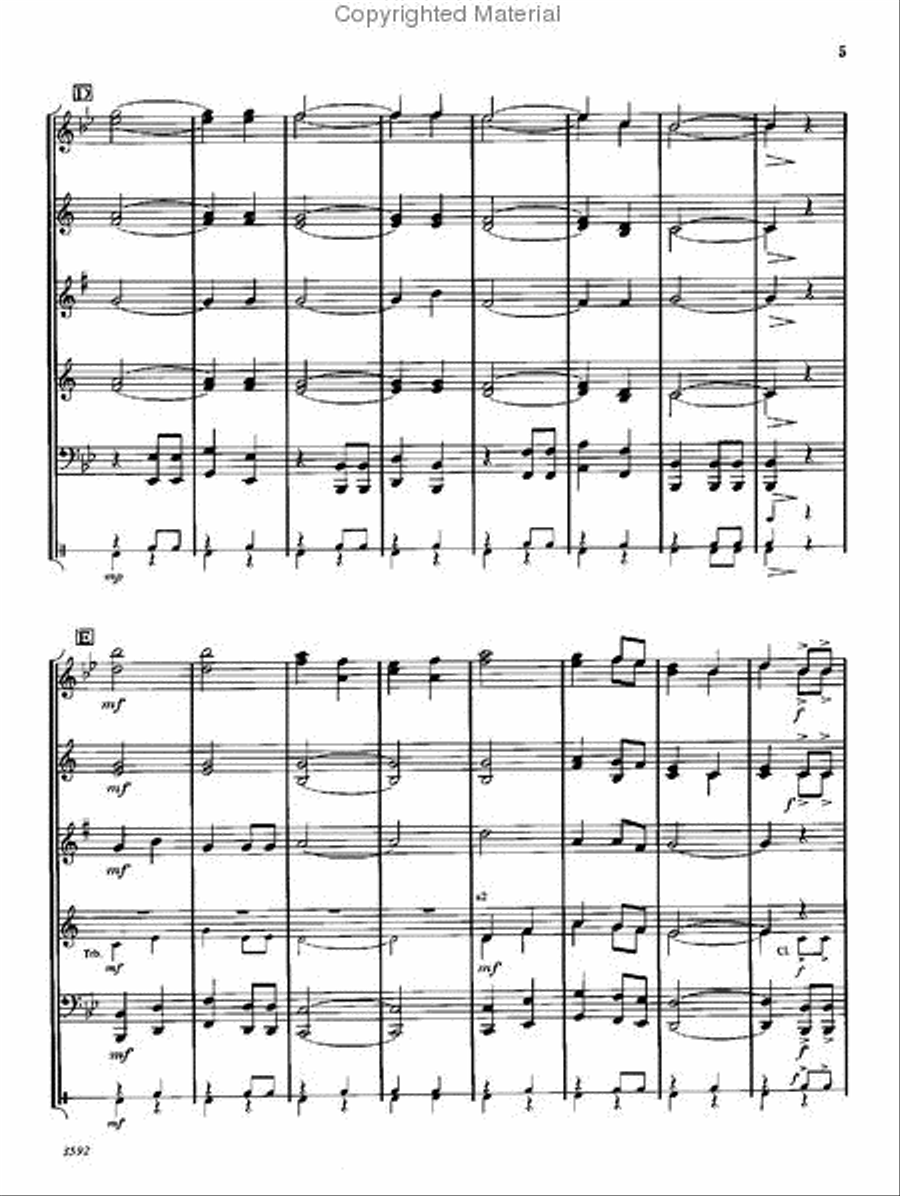 <br>Sheet music extract