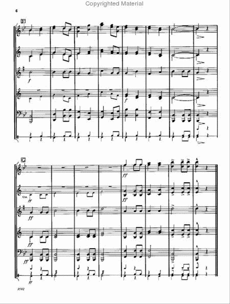 <br>Sheet music extract
