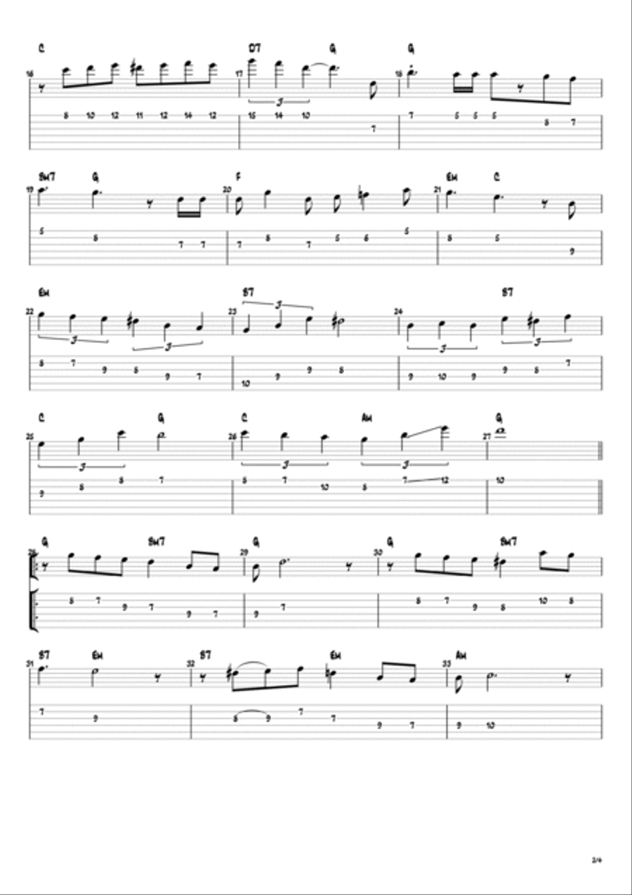 Jazz Solo Study # 27 (Rock Version) String Orchestra scores gallery preview page 2