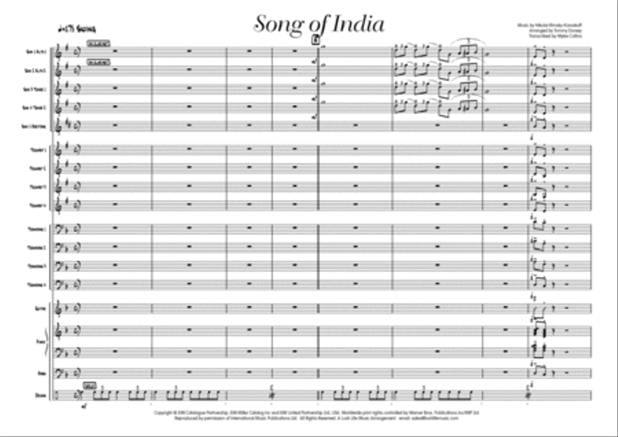 Song Of India Song Of India Big Band scores gallery preview page 2