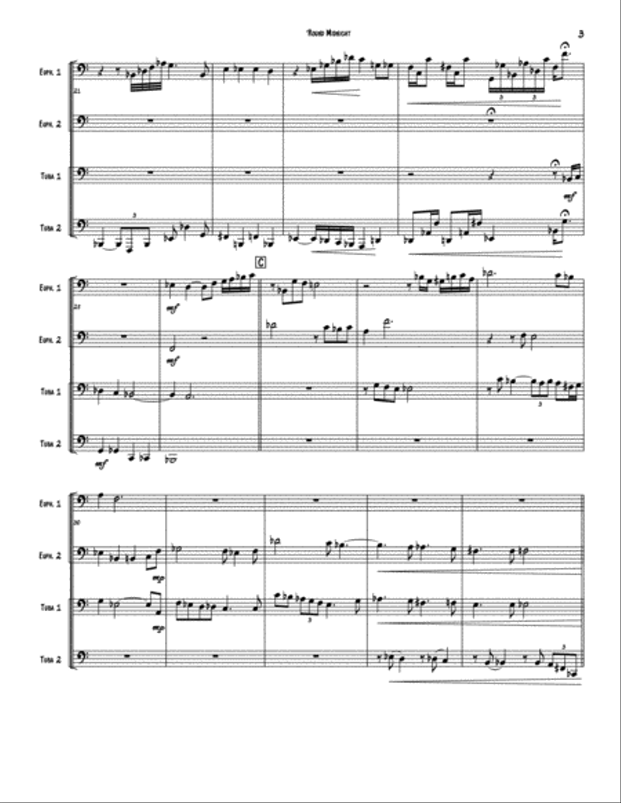 Round Midnight Round Midnight Brass Ensemble scores gallery preview page 3