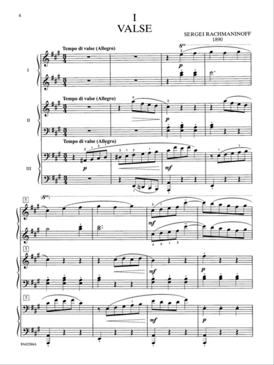 Valse and Romance Valse and Romance Small Ensemble scores gallery preview page 2
