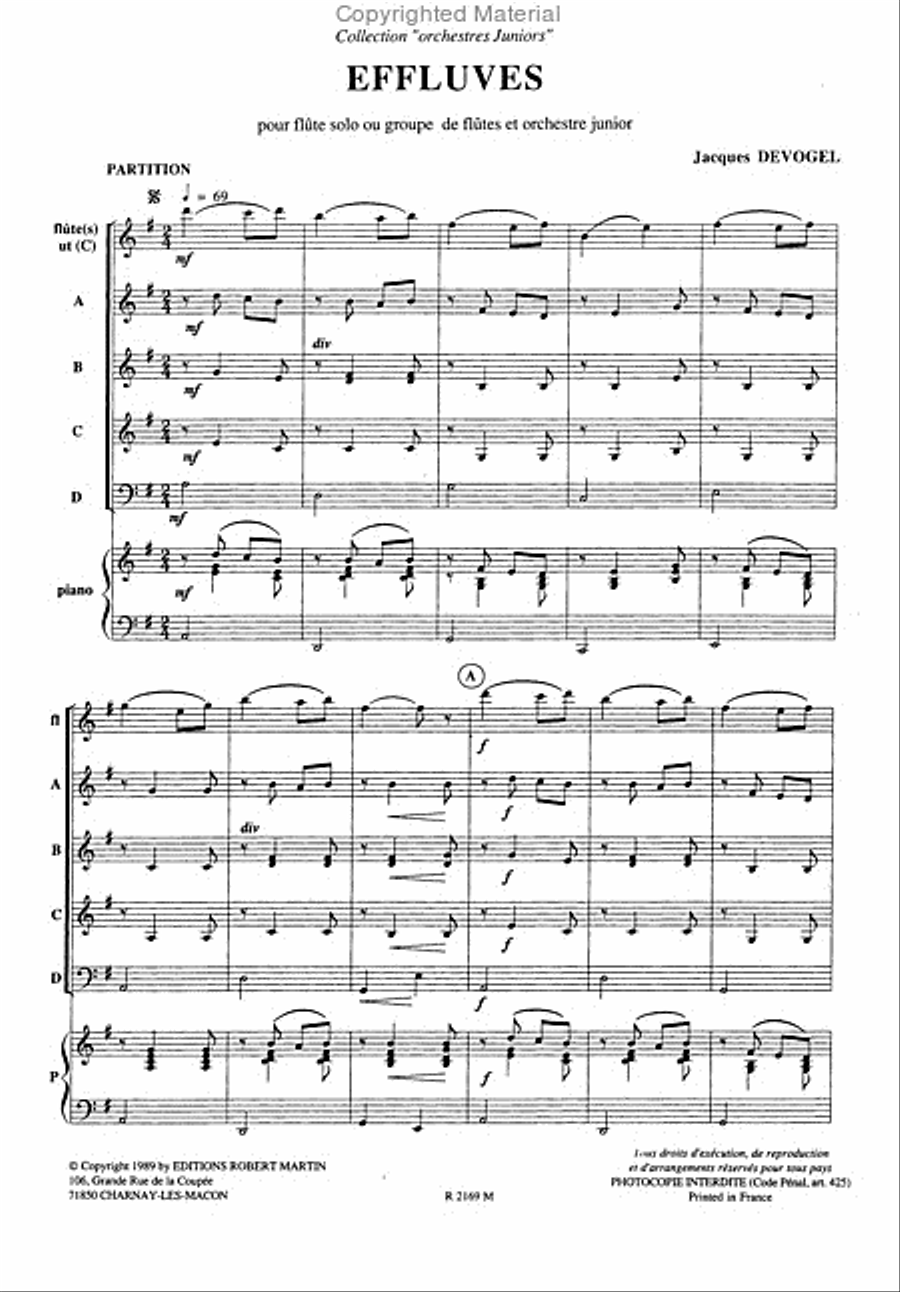 Effluves Score scores gallery preview page 2