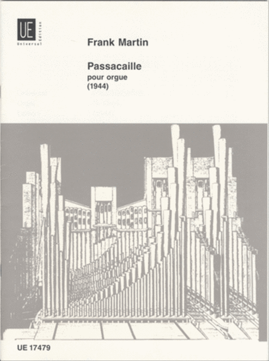 Passacaille, Organ Organ scores gallery preview page 1