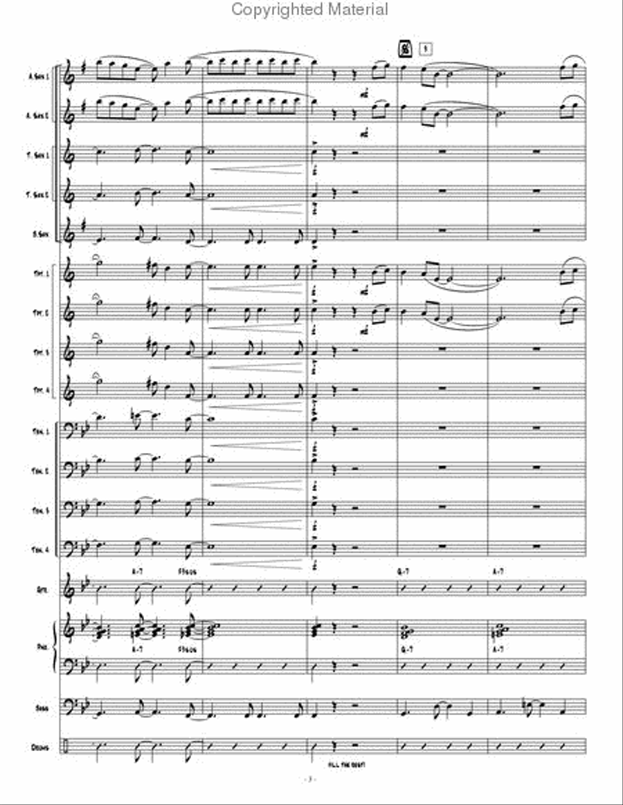 Skyline Bossa Jazz Ensemble scores gallery preview page 4