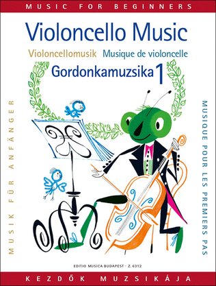 Book cover for Violoncello Music for Beginners 1
