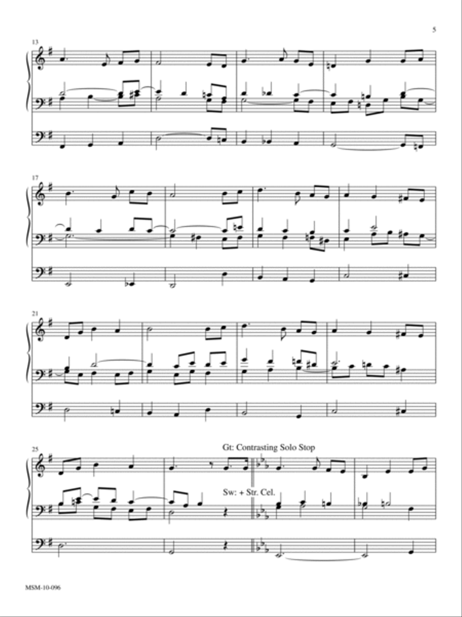 All the Way My Savior Leads Me Organ scores gallery preview page 2