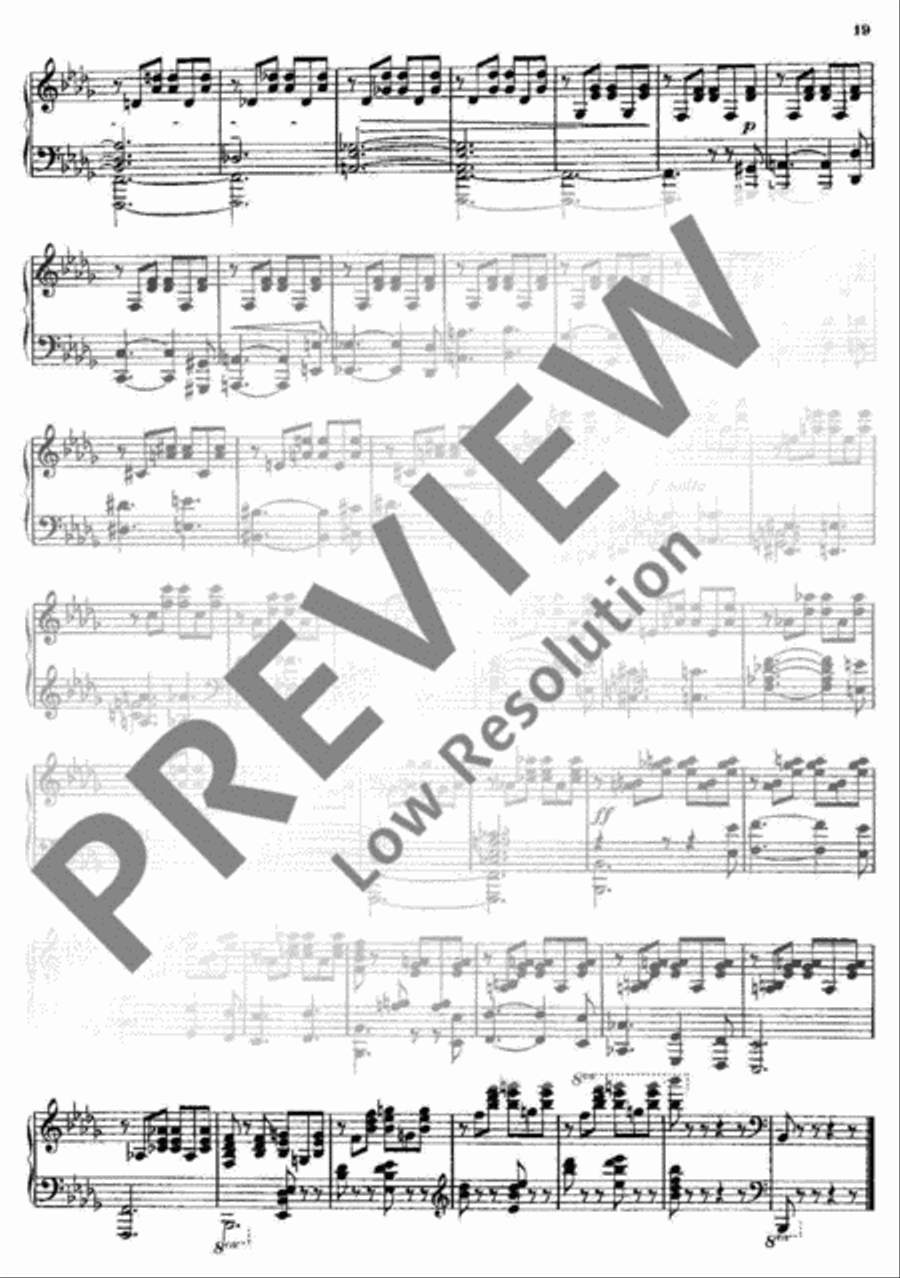 13 Préludes Piano Solo scores gallery preview page 20