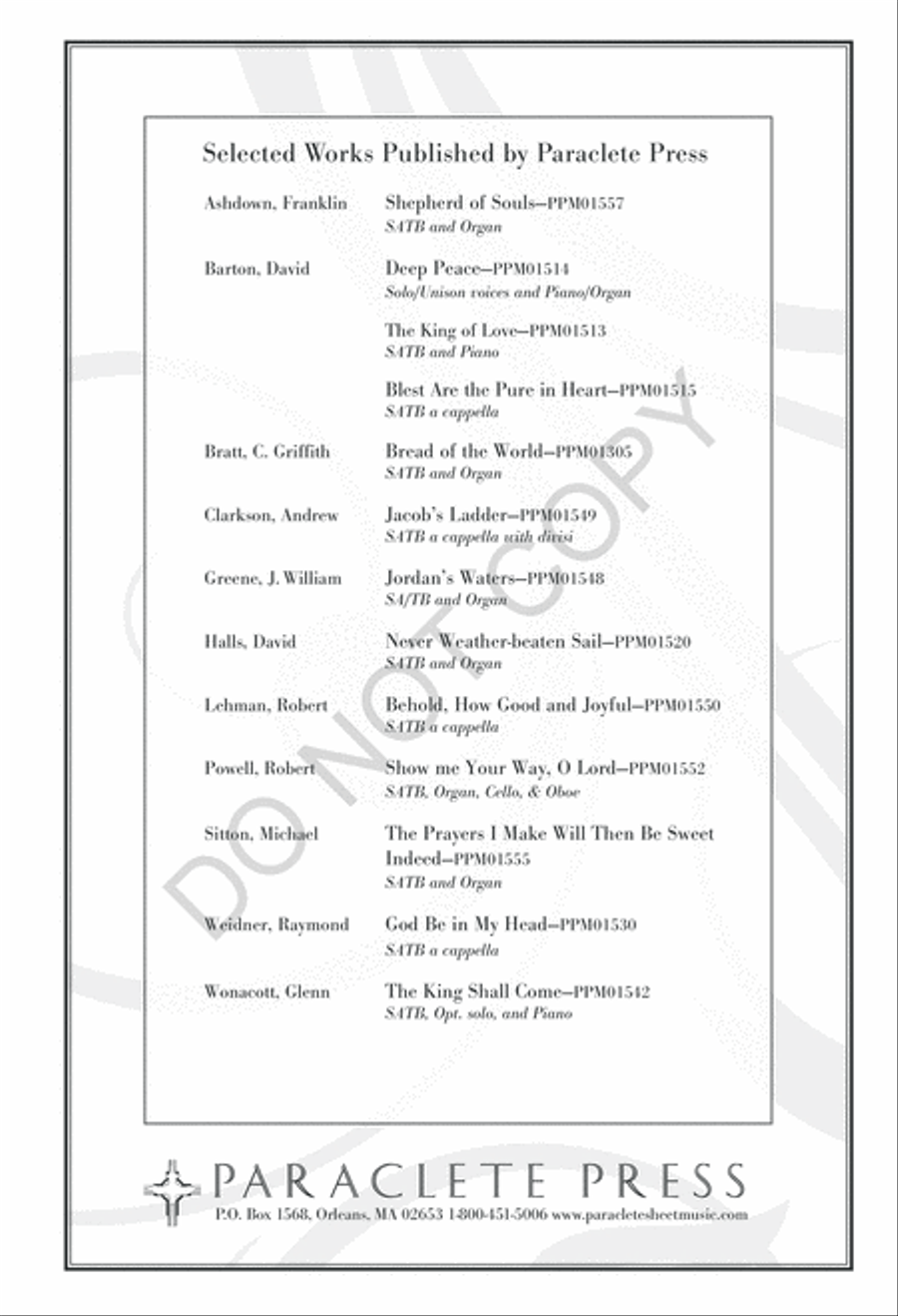 The Advent of Our God 4-Part scores gallery preview page 9