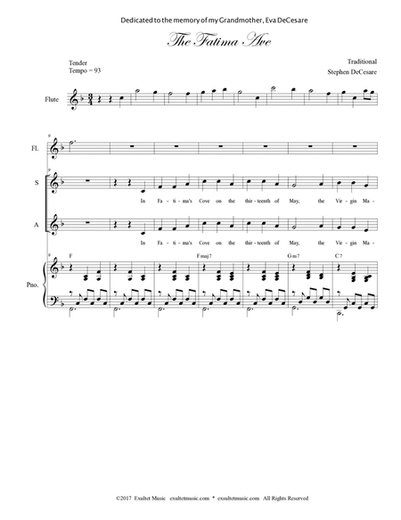 The Fatima Ave (SATB) image number null