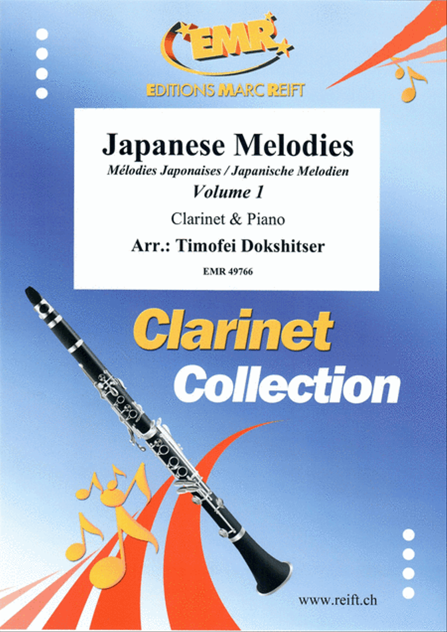 Book cover for Japanese Melodies Vol. 1