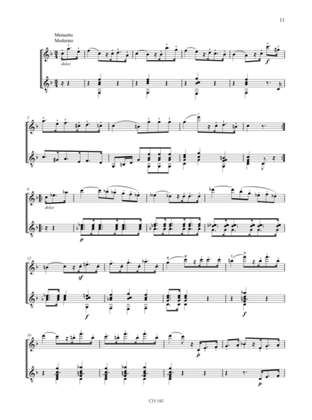 Sonata Op. 5 for Violin and Guitar