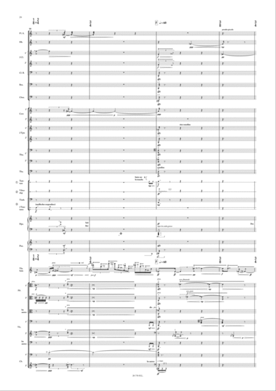 Paysages avec figures absentes - Nachlese IV Orchestra scores gallery preview page 6