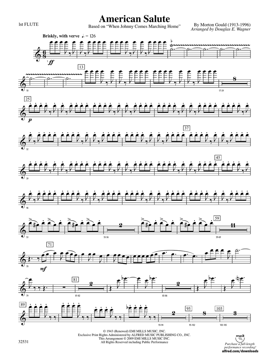 American Salute: Flute