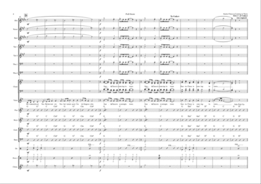 Santa Claus Is Comin' To Town School and Community scores gallery preview page 4