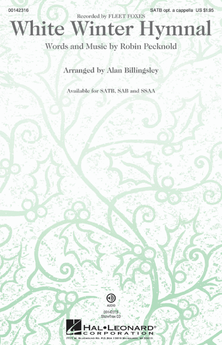 White Winter Hymnal 4-Part scores gallery preview page 1