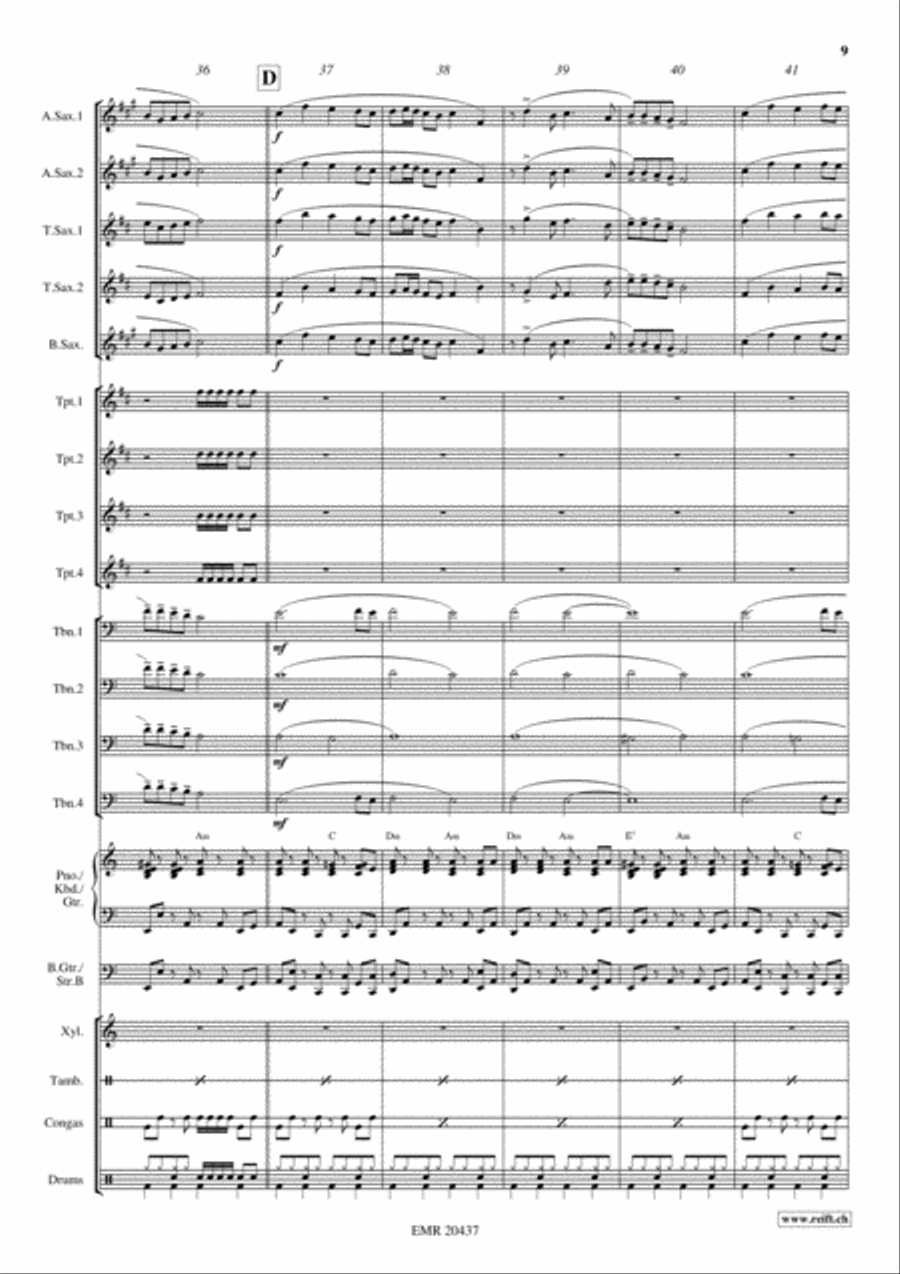 Hits From Russia Big Band scores gallery preview page 10