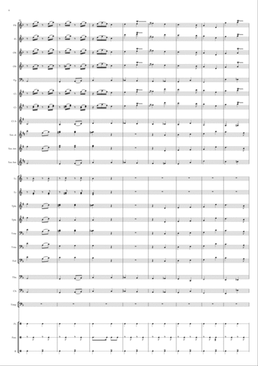 ETERNAMENTE CLÁSSICOS Marching Band scores gallery preview page 6