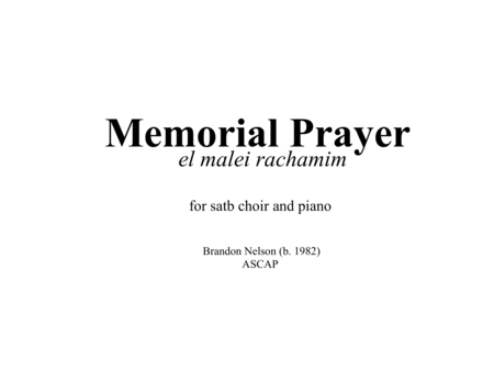 Memorial Prayer image number null