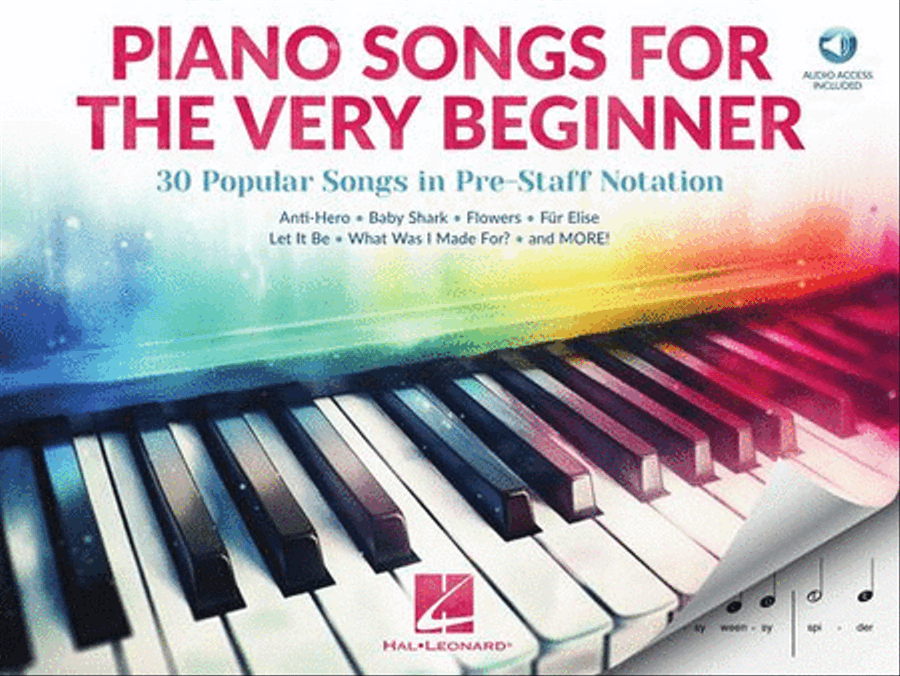 Piano Songs for the Very Beginner Easy Piano scores gallery preview page 2