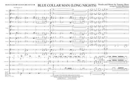 Blue Collar Man (Long Nights) - Full Score
