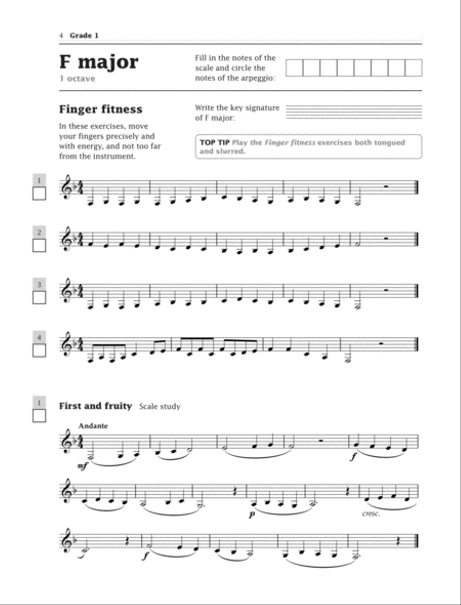 Improve Your Scales! Clarinet, Grades 1-3 Clarinet scores gallery preview page 2
