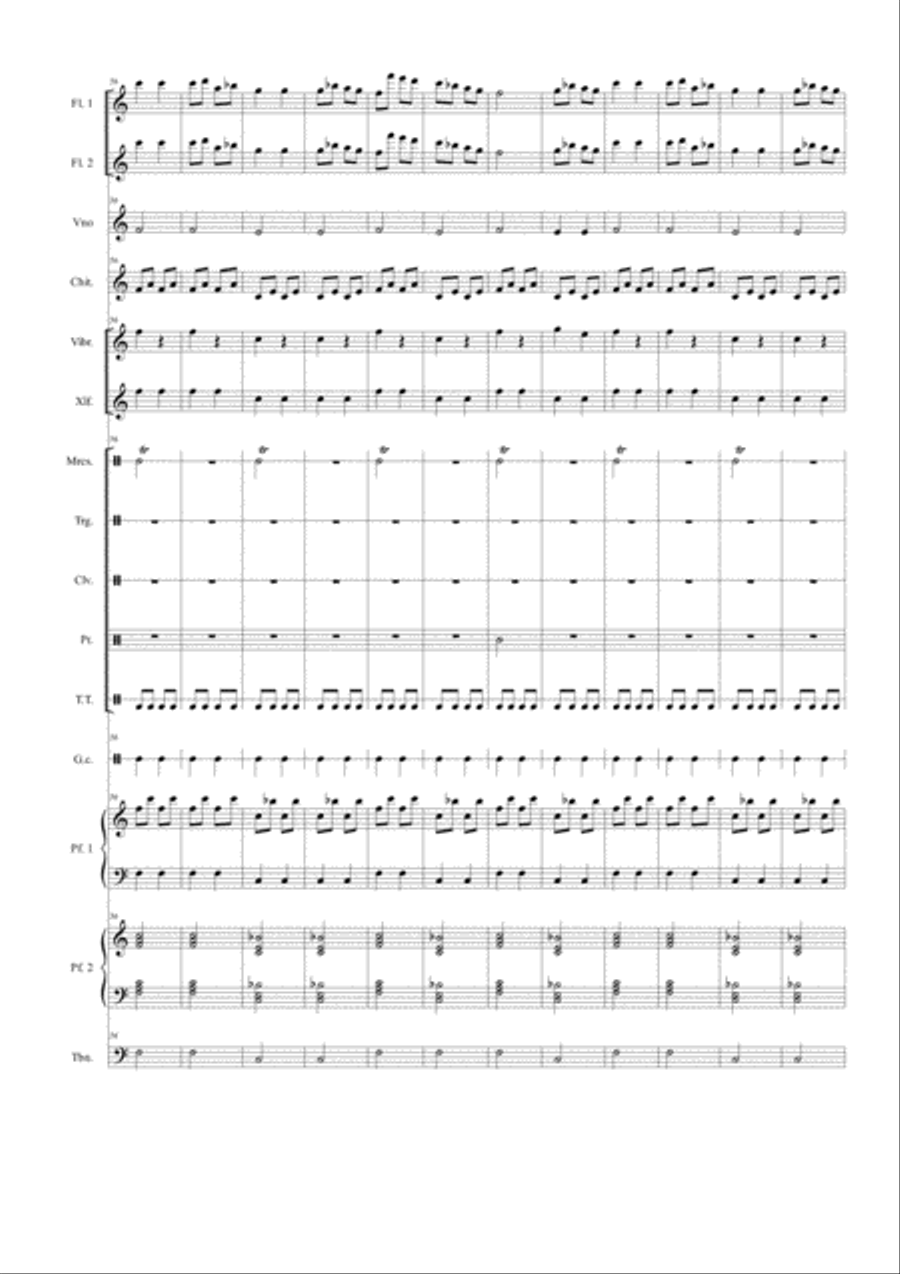 Can Can per orchestra Large Ensemble scores gallery preview page 6