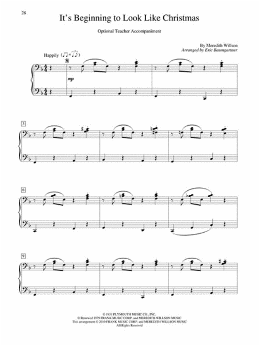 Teaching Little Fingers to Play More Christmas Classics Piano Method scores gallery preview page 6