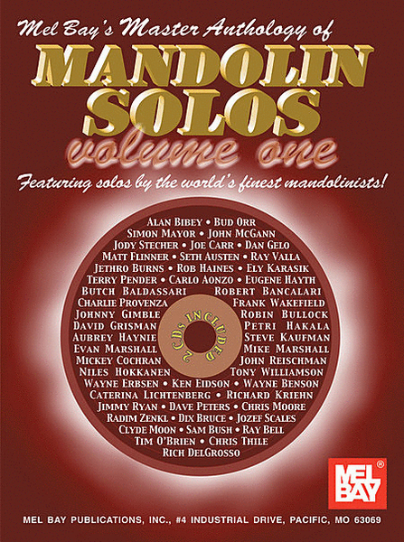 Master Anthology of Mandolin Solos, Volume 1 image number null