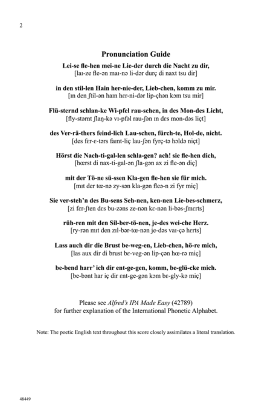 Ständchen Ständchen Choir scores gallery preview page 1