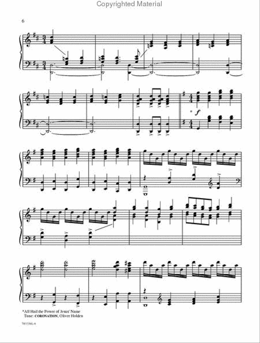 Hymn Medleys of the Faith for Piano Piano Solo scores gallery preview page 4