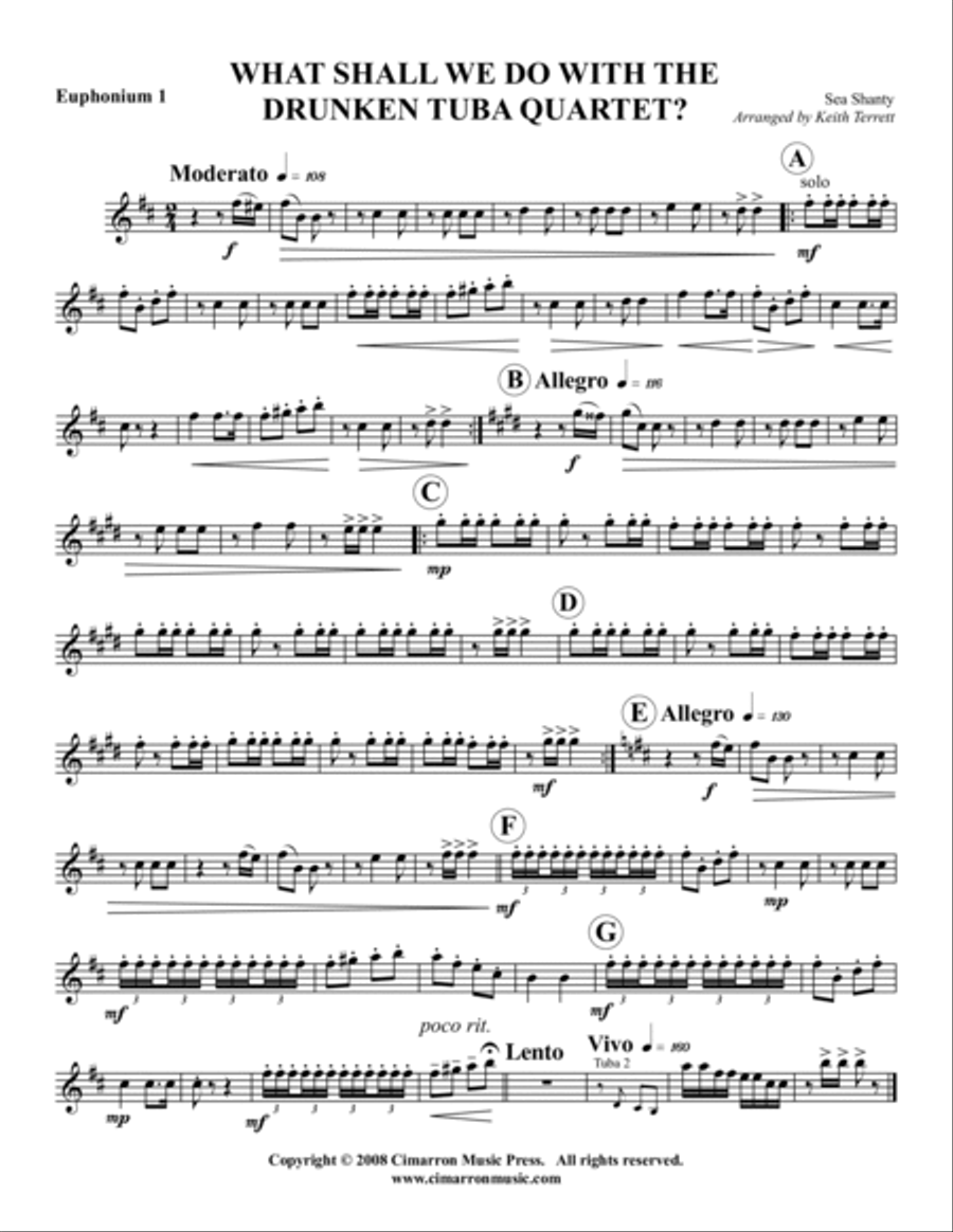 What Would You Do With a Drunken Tuba Quartet? EETT scores gallery preview page 5