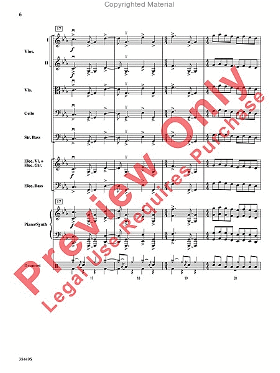 Requiem (The Fifth) String Orchestra scores gallery preview page 7