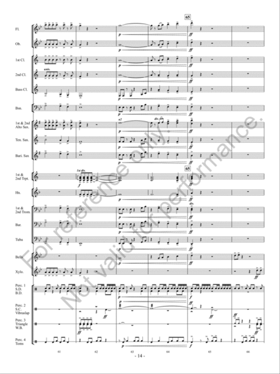 Hidden Gems Concert Band scores gallery preview page 15