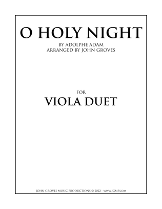 O Holy Night - Viola Duet