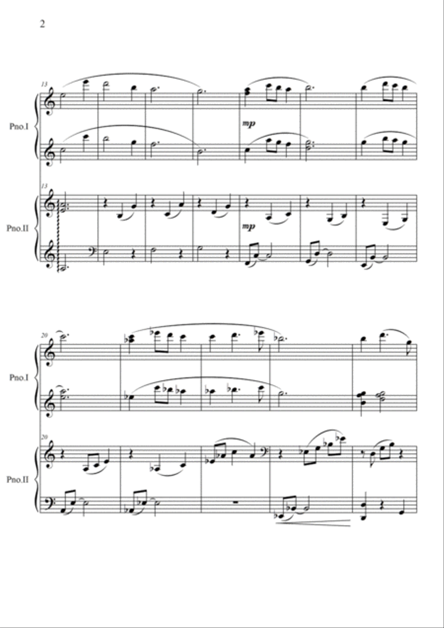 Magic Christmas for Piano 4 Hands Piano Method scores gallery preview page 3