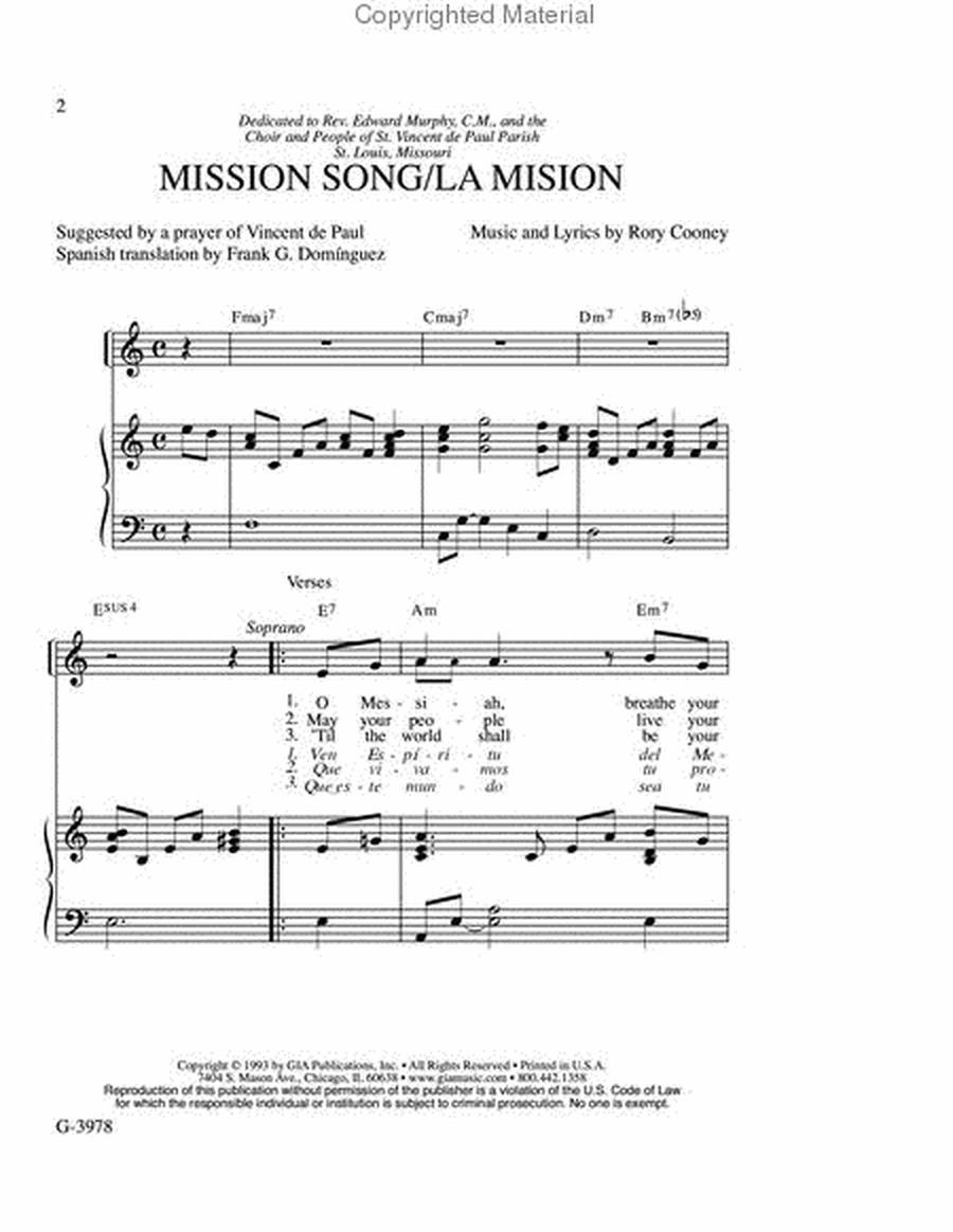 Mission Song / La Misión image number null