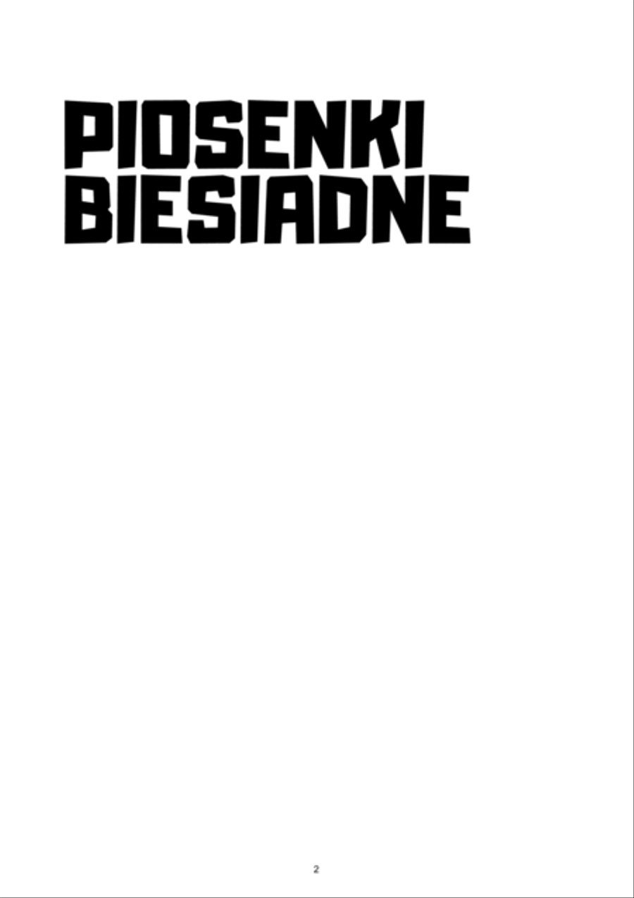 Polish Sheet Music Collection - 60 Songs from Various Categories [Lead Sheet] Piano scores gallery preview page 2